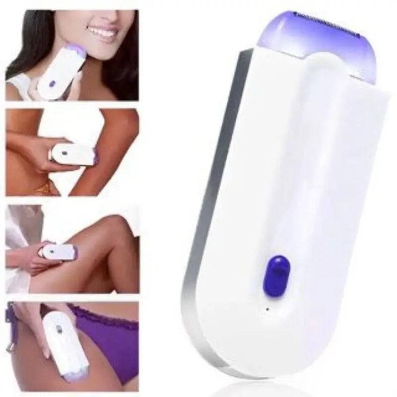 Depilador Removedor De Pelos Elétrico Recarregavel sem Fio Facial e Corporal