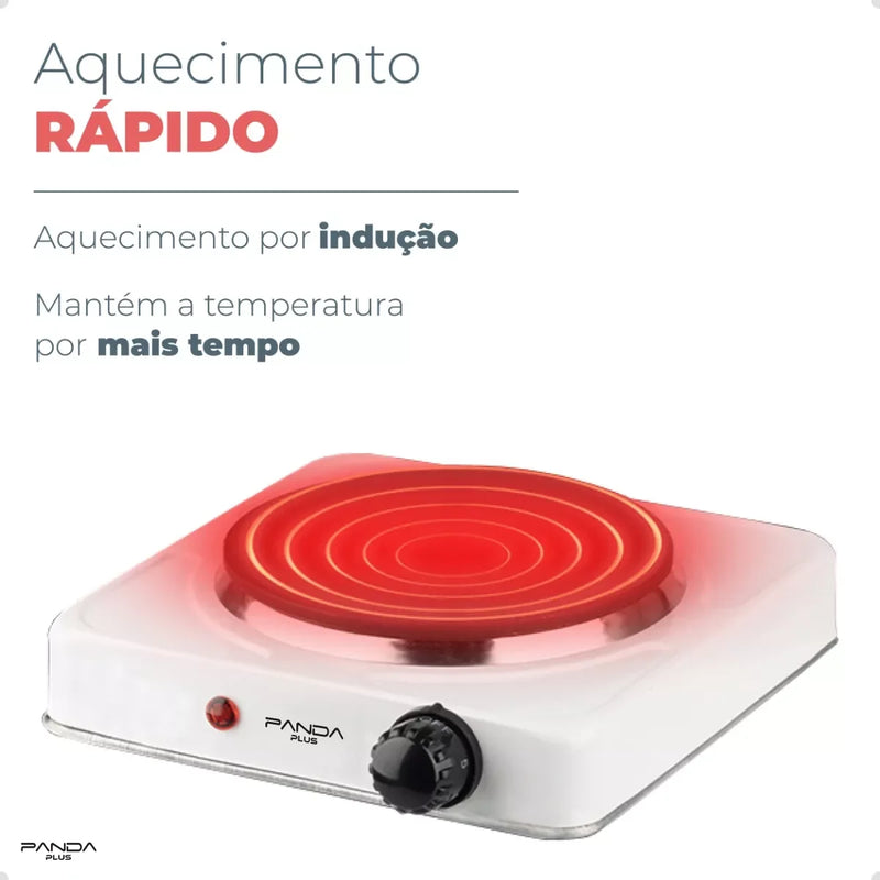 Fogão Elétrico de Mesa 1 prato Portátil