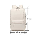 Mochila Masculina de Viagem Expansível USB Integrado