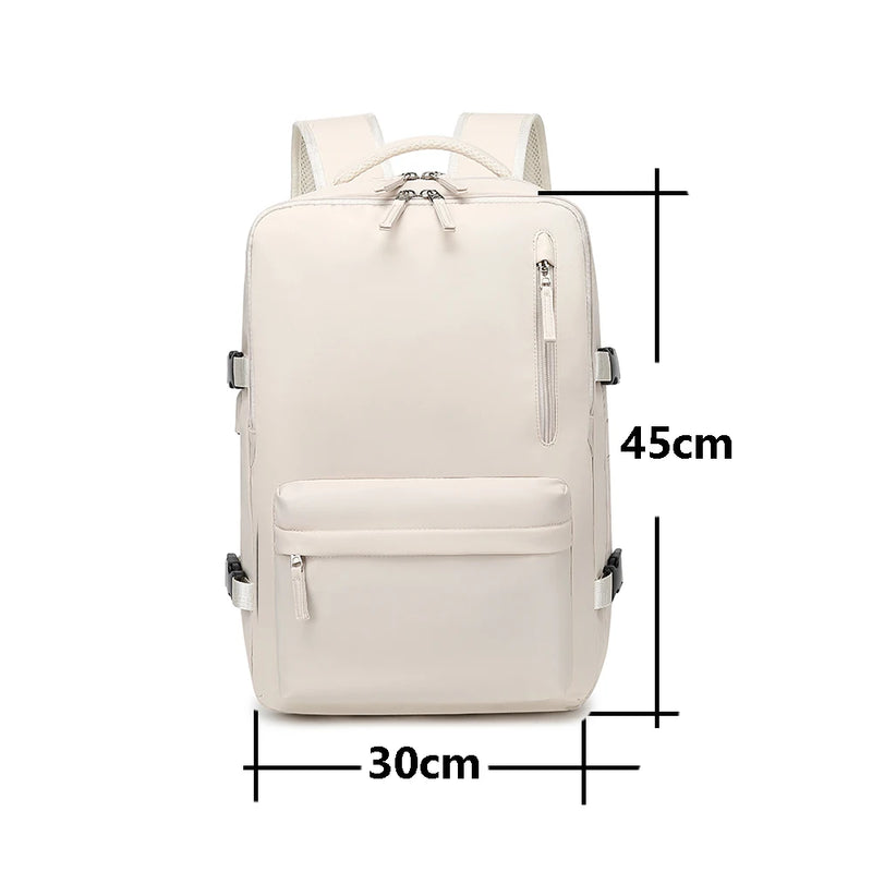 Mochila Masculina de Viagem Expansível USB Integrado