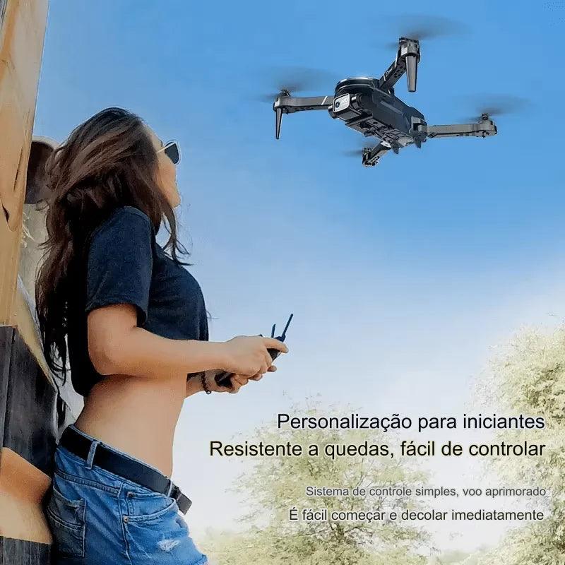 Drone XS9 HD Câmera 4K Wi-Fi 2.4GHz Voo 360 Fotos Vídeos Transmissão Ao Vivo