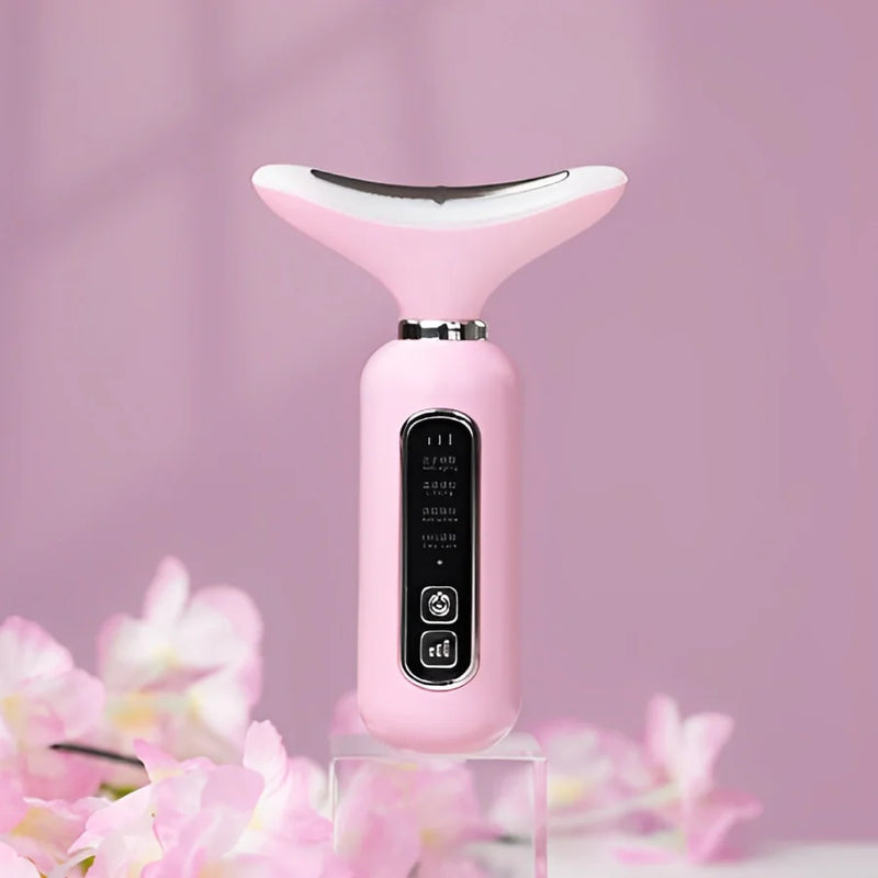 Massageador Facial Elétrico- Rejuvenescimento com LED