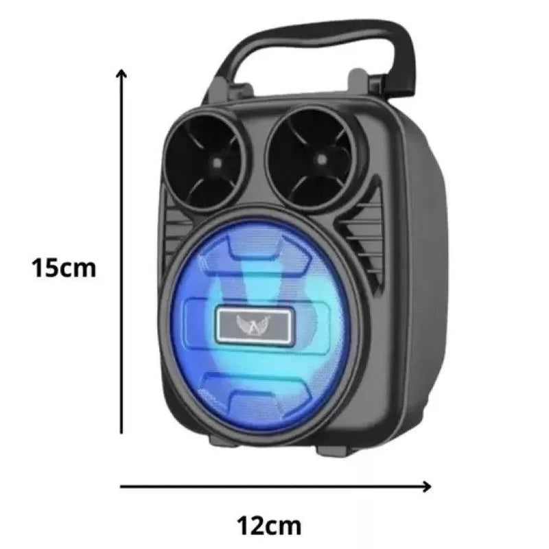 Sommax- Caixa De Som Potente Bluetooth 5.0 Bateria De Longa Duração
