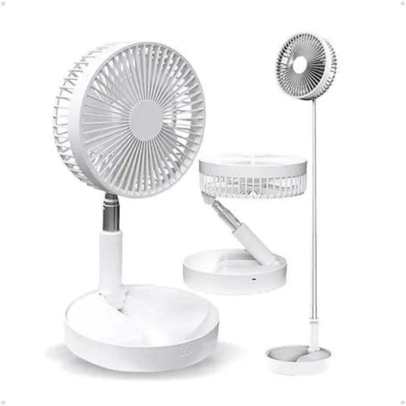 Ventilador Portátil Silencioso Recarregavel 7200mah Dobrável Bivolt