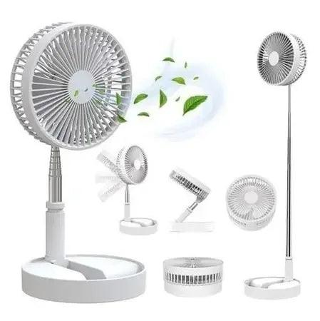 Ventilador Portátil Silencioso Recarregavel 7200mah Dobrável Bivolt