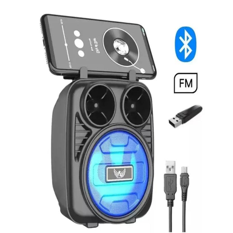Sommax- Caixa De Som Potente Bluetooth 5.0 Bateria De Longa Duração