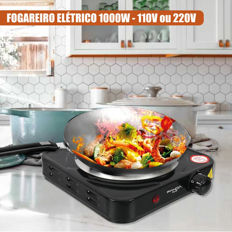 Fogão Elétrico de Mesa 1 prato Portátil