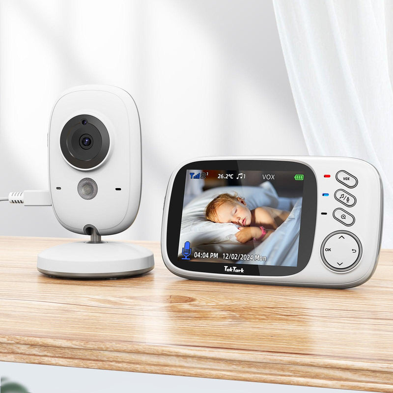 Babá Eletrônica TakTark com camera sem fio para bebês