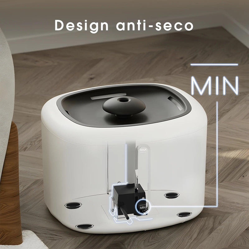 Bebedouro de Água Portátil Silencioso para Gatos e Cães -