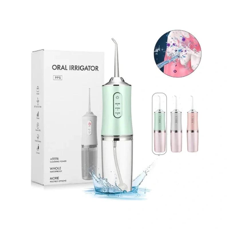Irrigador Oral Limpeza Profunda Jato D àgua Supersônico Dentes e Gengiva