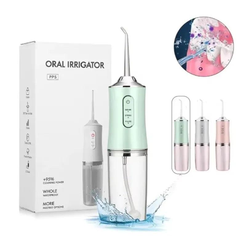 Irrigador Oral Limpeza Profunda Jato D àgua Supersônico Dentes e Gengiva
