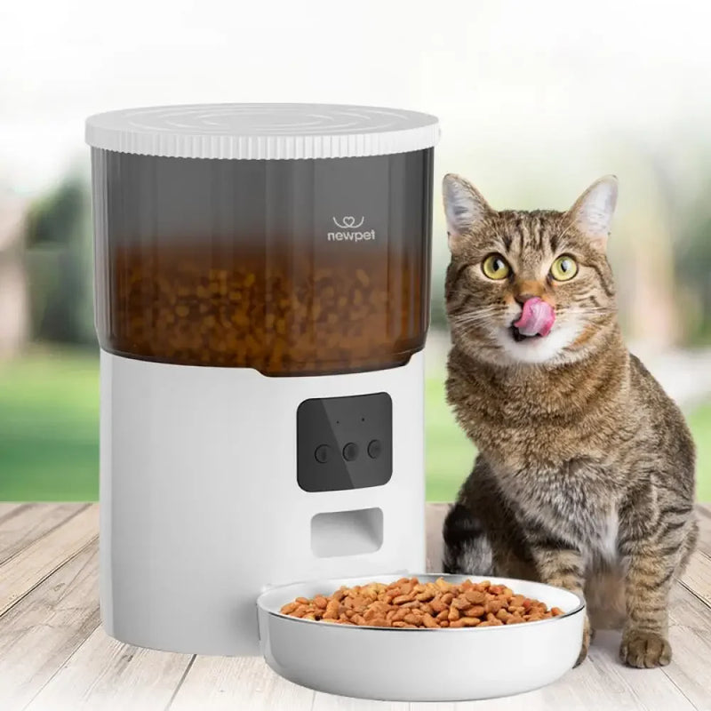 Alimentador de Ração para cães e gatos com WIFI