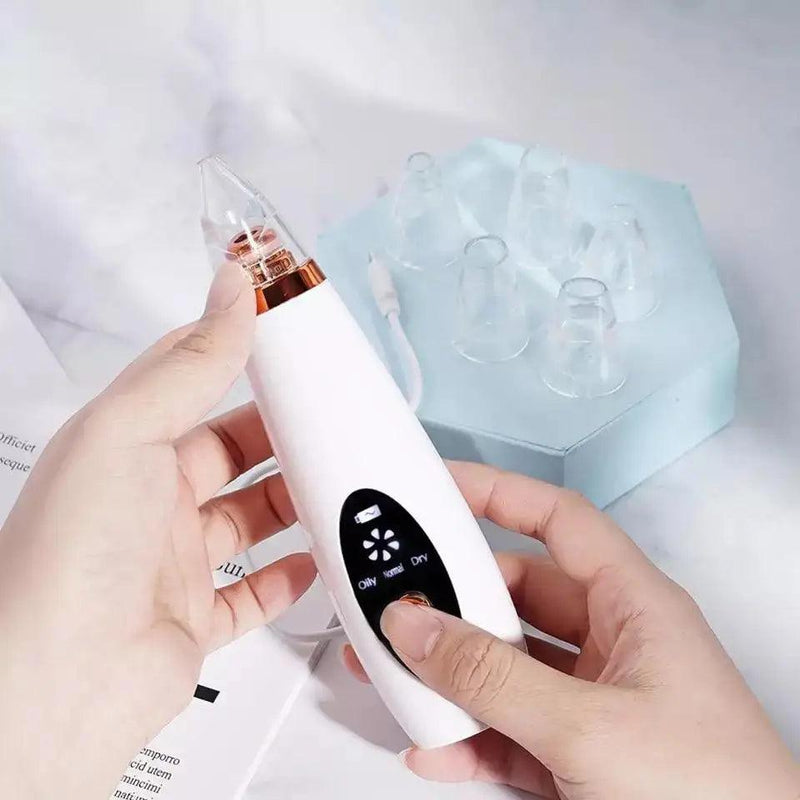 Removedor  Elétrico De Cravos E Poros Recarregável Usb Com 6 Pontas De Limpeza